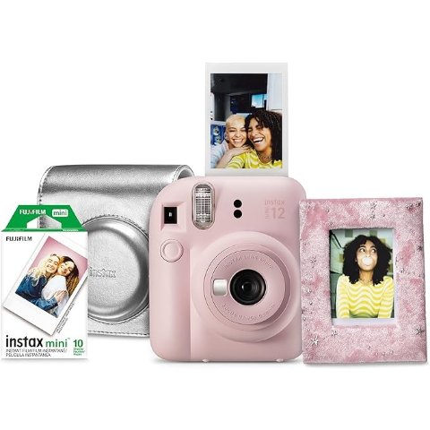 FujifilmFUJIFILM Mini 12 拍立得相机 粉色套装