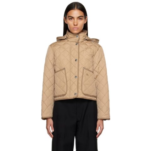 Beige 绗缝夹克 米色