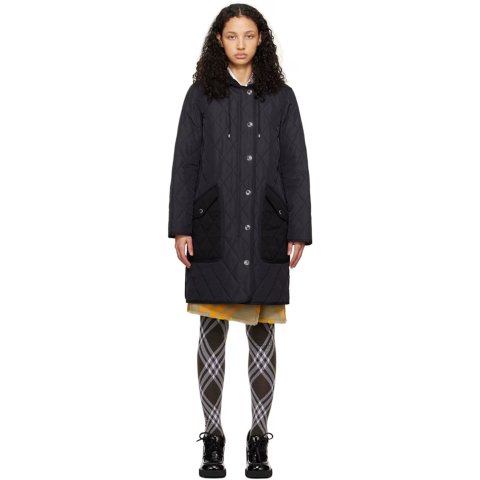 Black Quilted 保暖夹克