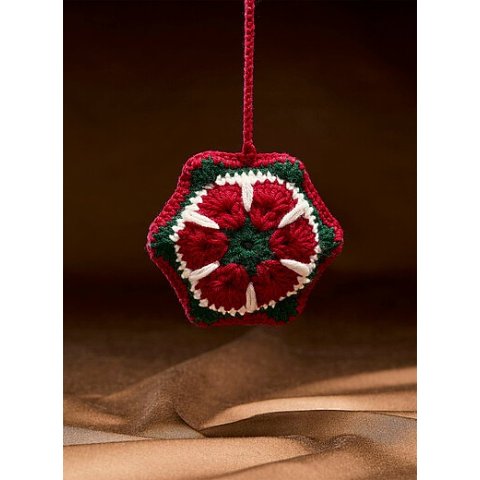 圣诞花朵挂饰