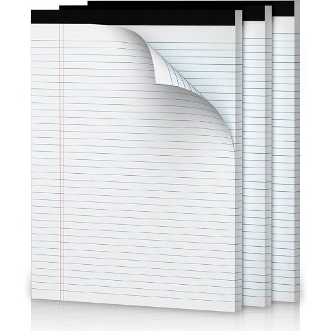 White 便签本 8.5x11 3本装