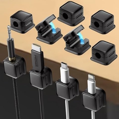 Teilybao10个装磁性线缆夹