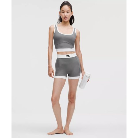 Lululemon Nulu 高腰短裤 3.5英寸