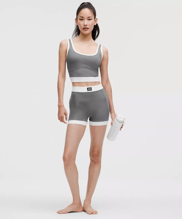 Lululemon Nulu 高腰短裤 3.5英寸