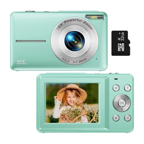 Kids 迷你数码相机 32GB 绿色