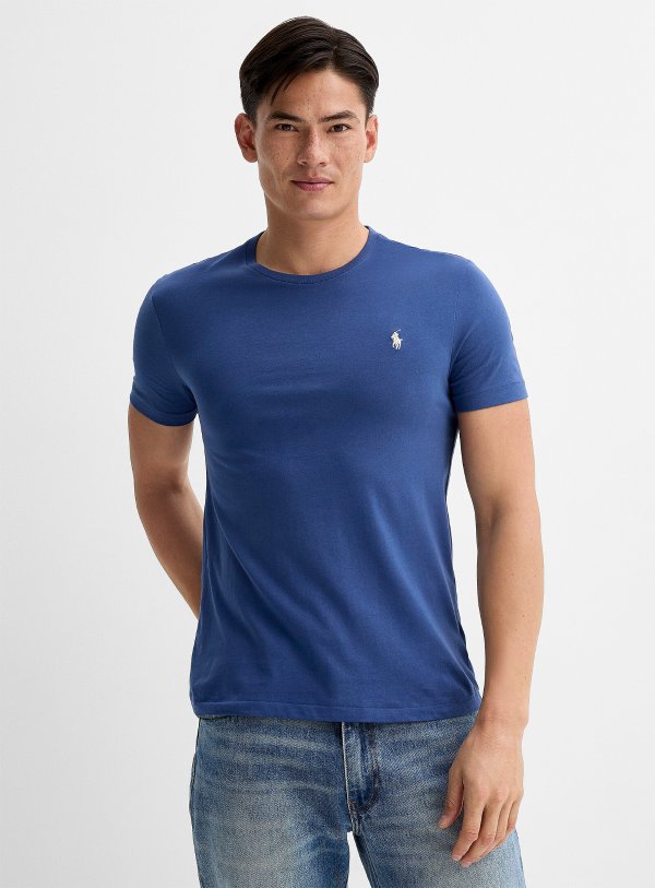 骑手刺绣短袖 修身