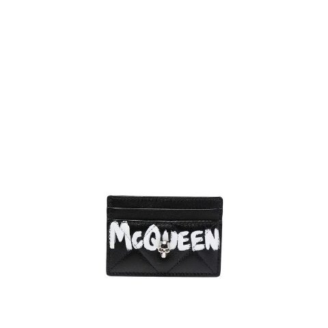 Alexander McQueenAlexander Mcqueen 涂鸦卡包 绗缝
