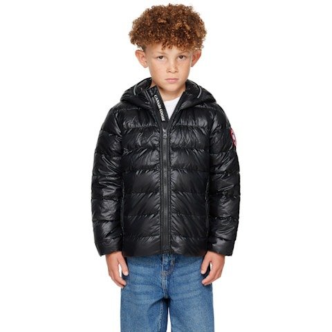 Crofton 黑色连帽羽绒服 大童