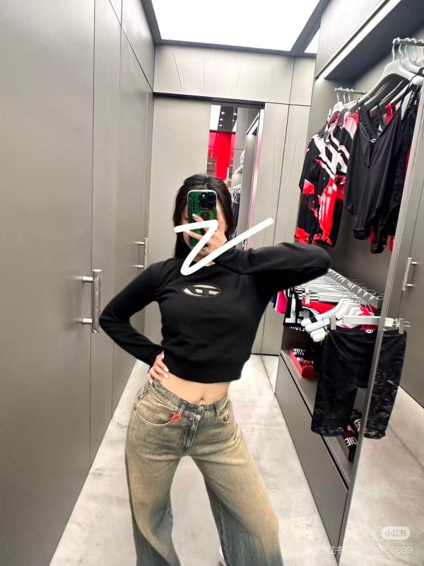 F-Slimmy-Od 黑色卫衣