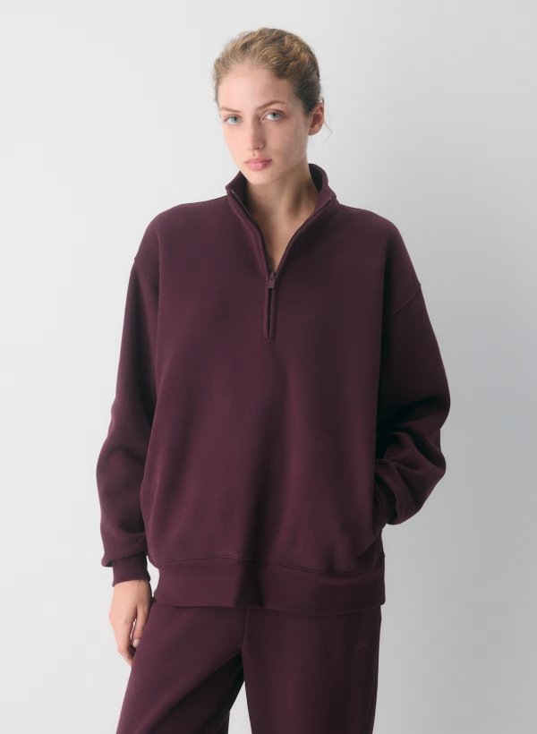 Cozy Sweatfleece 1/2拉链卫衣