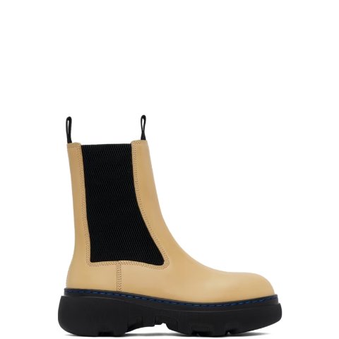 Creeper 切尔西靴 黄皮革