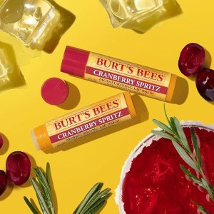Burt’s Bees 天然润唇膏 3支装｜冬日限定口味（糖霜曲奇/蔓越莓汽泡/海盐焦糖）