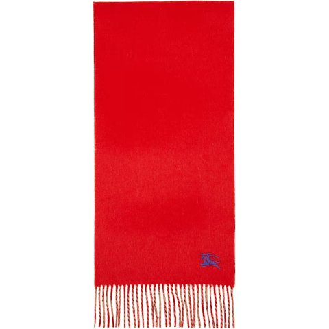 Red & Tan 可翻转羊绒围巾