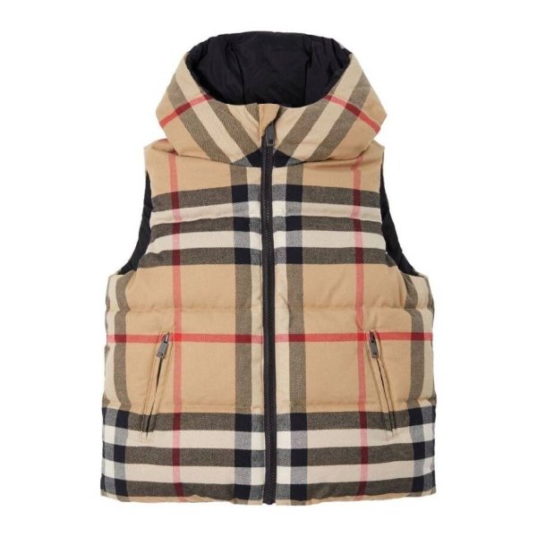 Burberry 童款格纹夹克