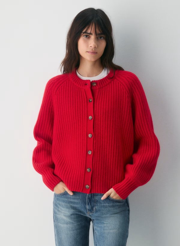 Lantern 羊毛羊绒开衫