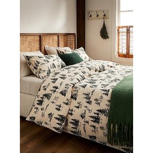 冬季风景纯棉加厚羽绒被套套装