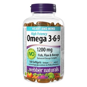 Webber Naturals部分用户页面8.5折Omega 3-6-9 高效复合鱼油