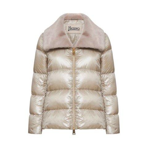 High-Neck 羽绒夹克 拉链款