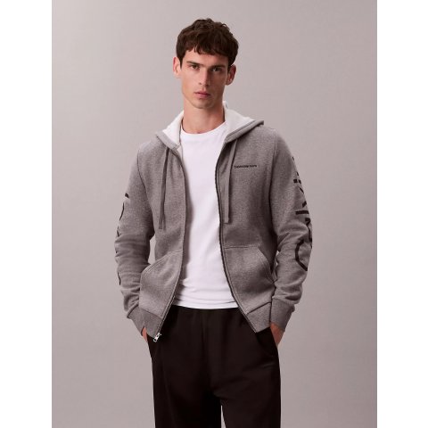 Jeans系列袖标拉链卫衣