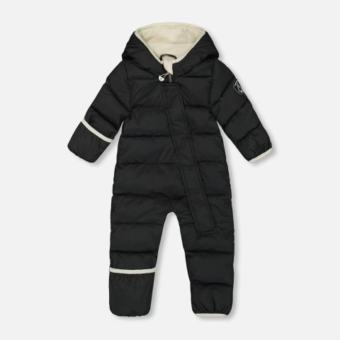 Baby Cloud 黑色连体婴儿羽绒服