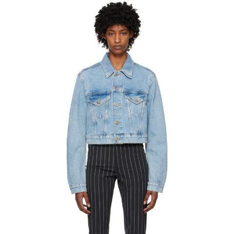 Blue 短款牛仔夹克