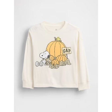 婴儿史努比感恩节图案T恤