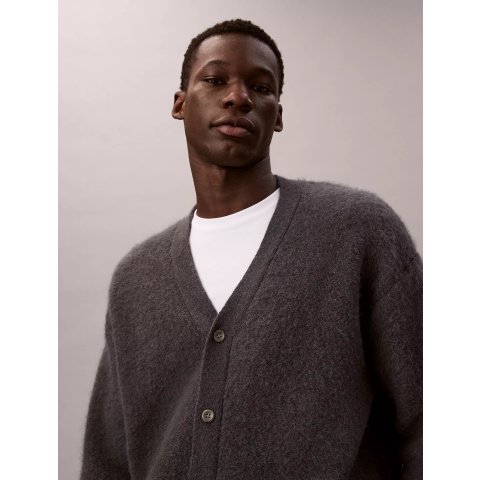 羊毛+羊驼毛开衫