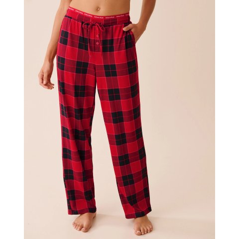 Buffalo 格纹超柔睡裤