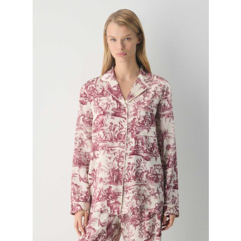 Nightside 真丝睡衣上衣