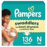 Pampers 特级棉柔纸尿裤136片装 干爽舒适亲肤