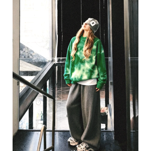 Vitow 毛羊驼混纺卷袖毛衣