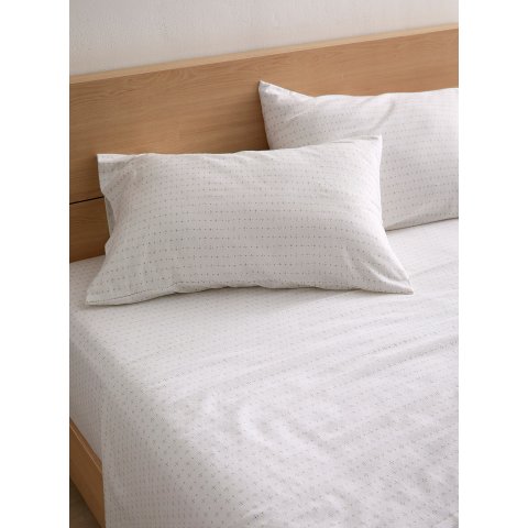 白色法兰绒床单