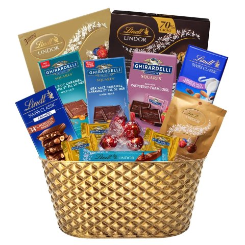 Lindt Ghirardelli 礼品篮