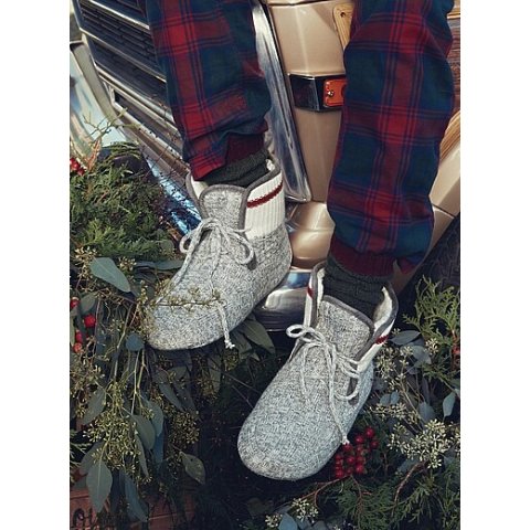 Work 男士靴型拖鞋