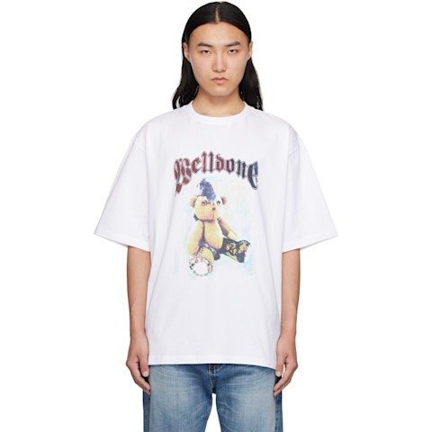 White Punk Teddy T恤 白色