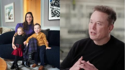 马斯克罕见公开家庭细节！称加拿大伴侣是“半个印度人”，儿子中间名致敬诺奖得主！