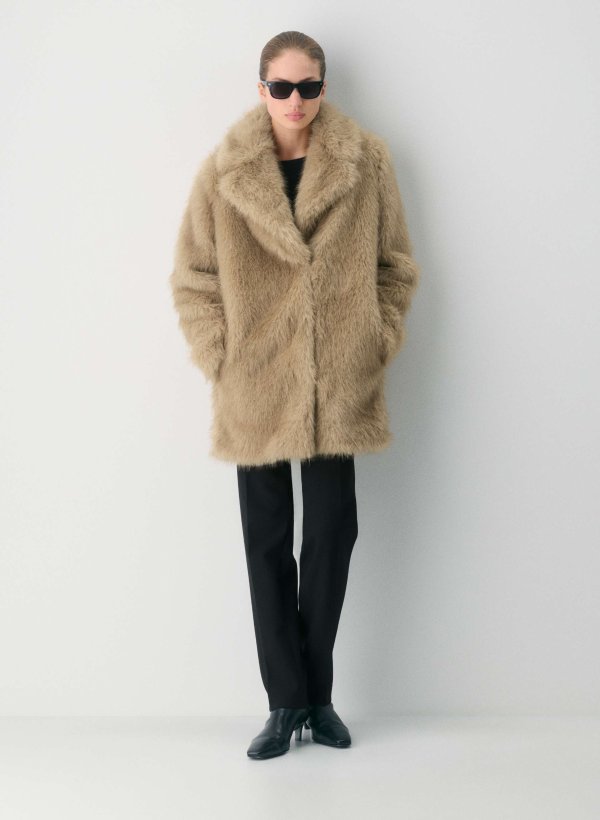 Verbier Arctic 仿皮草大衣