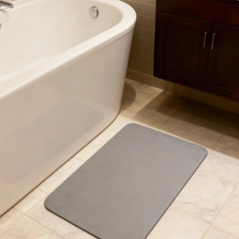 LGYNTO 硅藻土防滑浴室地垫 吸水速干