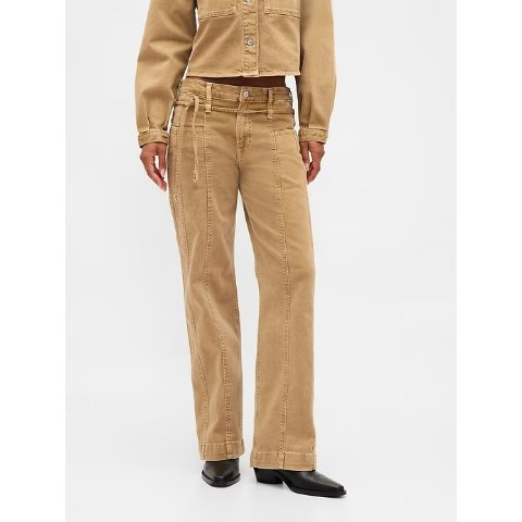  90s 中低腰牛仔裤