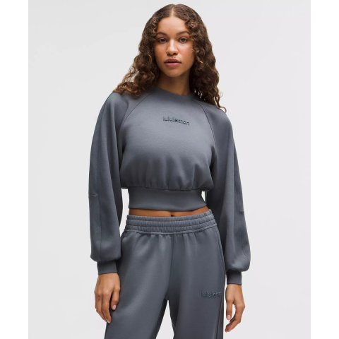 Smooth Spacer 短款卫衣 洗水款