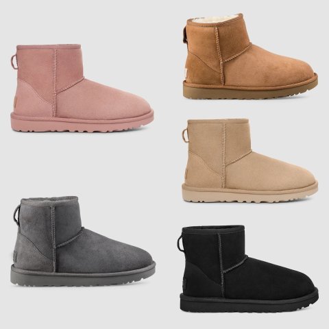 UGG Australia成人款！Classic Mini II 雪地靴 多色选