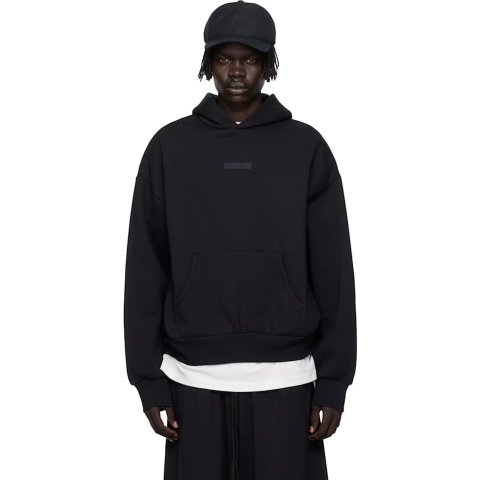 Black 经典款抓绒连帽衫