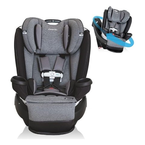 Gold Revolve360 旋转安全座椅 灰色