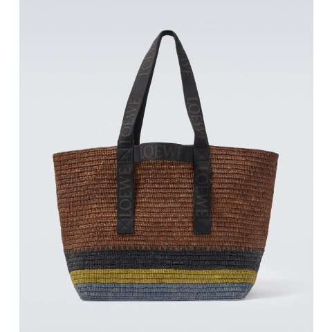 Fold 草编手提包