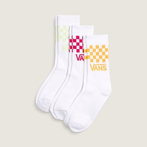 Classic 格纹中筒袜3双