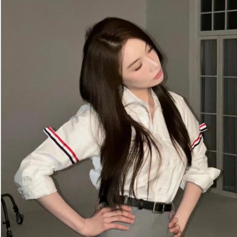 Stripe 条纹长袖衬衫