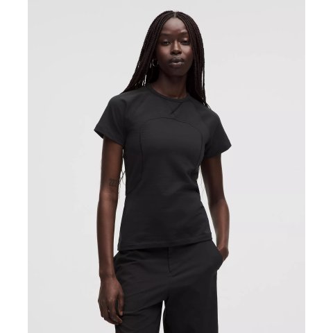 SLNSH 棉毛圈短袖衬衫