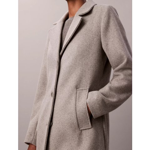 羊毛混纺大衣