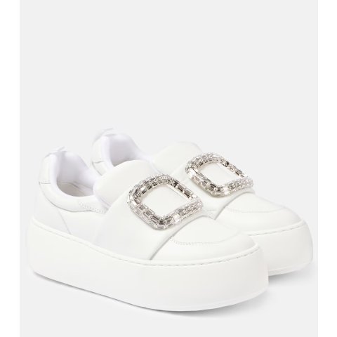 Viv  Up 皮革一脚蹬运动鞋