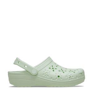女生6码 官网不打折Crocs Classic 花卉洞洞鞋